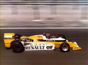 Mise en peinture de la Formule 1 , 1981 - photo: Guy Boulet 